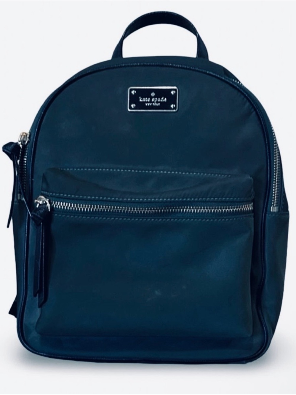 Kate Spade nylon forest green Backpack good condition